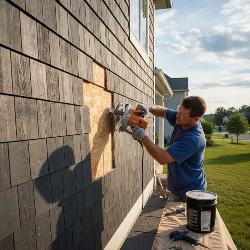 Wood Composite Siding Service detail